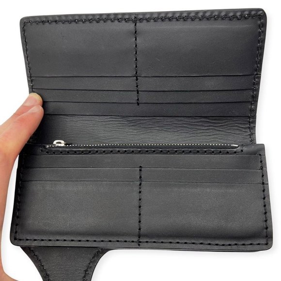 Rockertype koi Leather Wallet Black & Brown - Picture 4 of 4